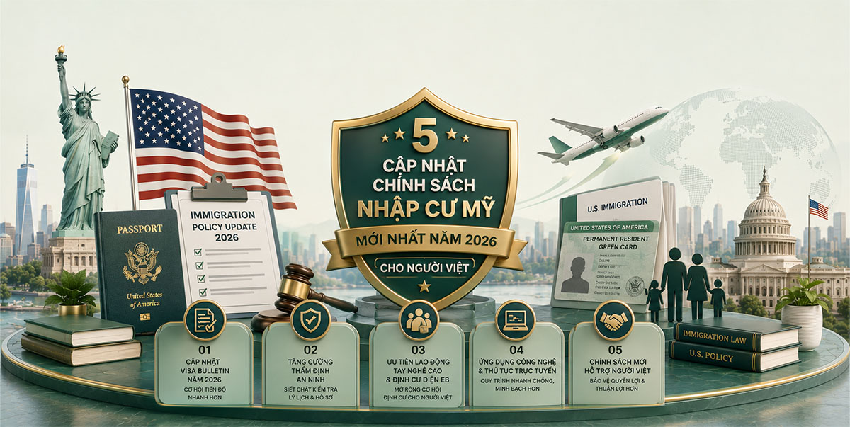5 Cập Nhật Chính Sách Nhập Cư Mỹ